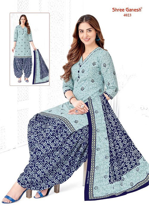 Shree Ganesh Hansika Vol 20 Patiyala Cotton Dress Material
